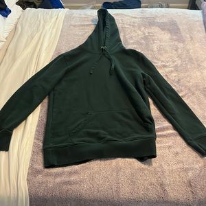 Green hoodie